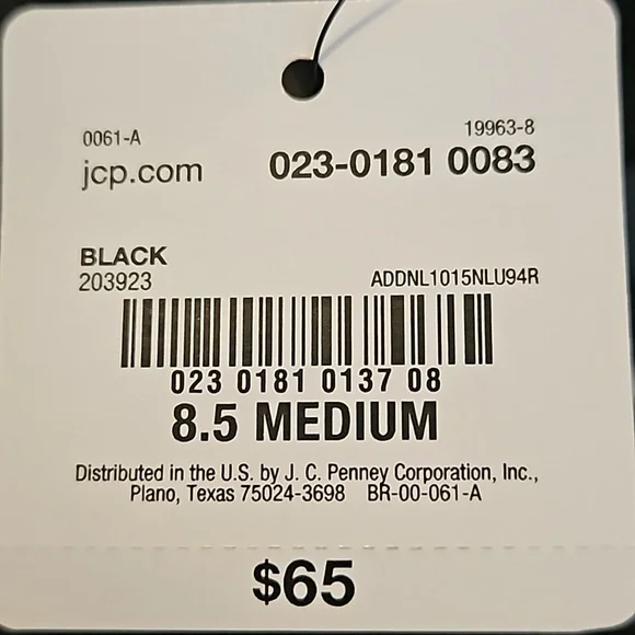 Black Worthington brand open toe high heel 👠 - Picture 8 of 8